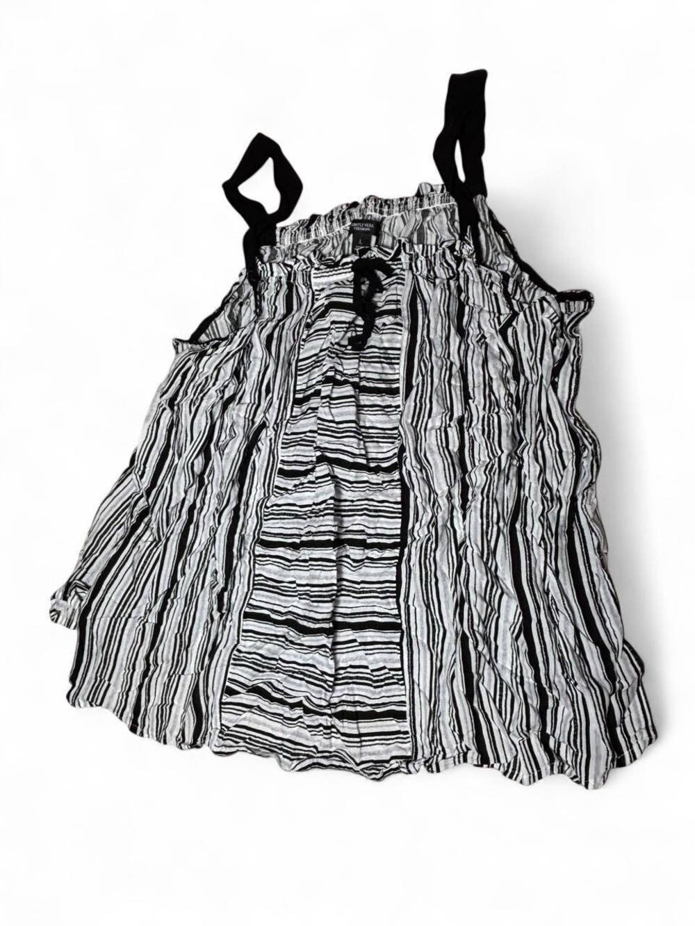 Simply Vera Vera Wang Black & White Striped Tank